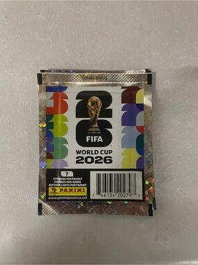 3 Panini FIFA World Cup 2026 Sticker Pack - Multicolor